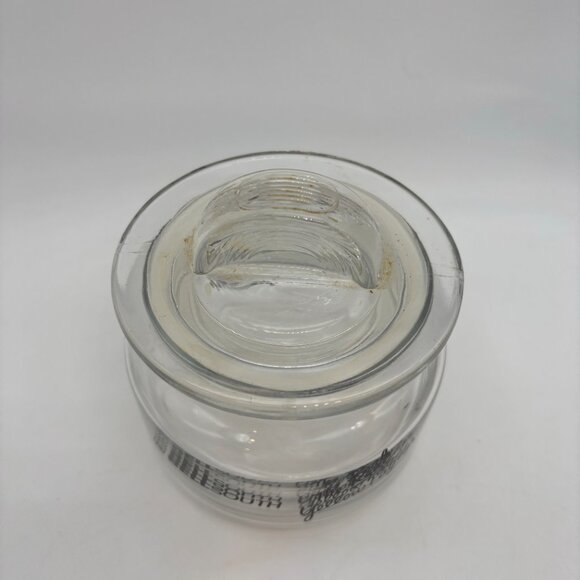 Vintage Bellsouth The Real Yellow Pages Retro Clear Small Desktop Jar with Lid - Picture 2 of 16